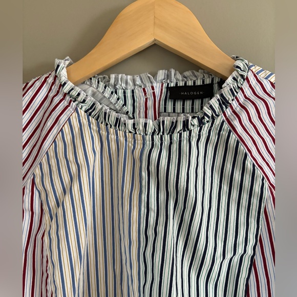 Halogen Multi Stripe Blouse - Picture 3 of 6